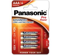 Panasonic Pro Power AAA Alkaline LR03 1.5V Batteries (4pcs) (LR03PPG/4BP)