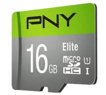 PNY Elite microSDHC Memory Card 16GB UHS-I Class 10 (P-SDU16GU185GW-GE)