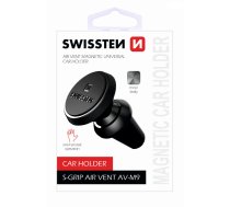 SWISSTEN Swissten S-Grip AV-M9 Universal Car Air Vent Holder For Devices (SW-GRP-AVM9BK)