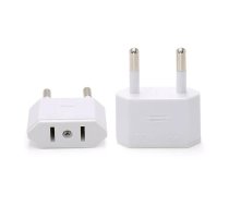 Mocco USA - EU power plug (6A/250V) / white (MO-US2EU250V-WH)