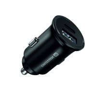 SWISSTEN Swissten 30W iPhone / iPad Metal Car Charger Adapter with 20W Power Delivery USB-C 10W USB (SW-CCH-ME-PD-20W-BK)