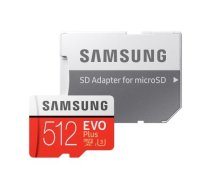 Samsung EVO+ Memory Card MicroSD /  512GB / Class10 + Adapter (MB-MC512KAEU)