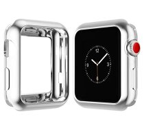 Dux Ducis Premium Silicone Case For Apple Watch 4 40 mm Silver + Gift (DUX-DU-AW40-SI)