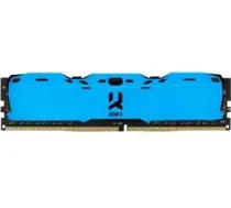Goodram IRDM X operatīvā atmiņa | DDR4, 8 GB, 3200 MHz, CL16, melna | IRXB3200D464L16SA/8G