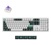 Keychron Q6 HE spēļu tastatūra | pilna izmēra | vadu + 2,4 GHz + BT | Q6H-P1