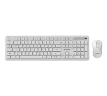 Gembird Slim Pro Business tastatūras un peles komplekts | pilna izmēra | bezvadu 2,4 GHz | US | KBS-WPS-01-W