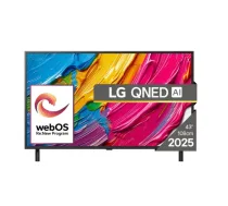 LG 43QNED80A3A | 43 | Smart TV | webOS 25 | UHD | Black