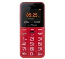 MyPhone Halo Easy pogu telefons | 2G | 1,77" | MY-HALOEASY/RED
