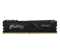 Kingston FURY Beast operatīvā atmiņa | DDR4, 16 GB, 3200 MHz, CL16, melna | KF432C16BB1/16
