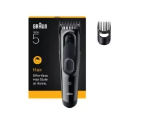 Braun Hair Clipper | HC5510 Series 5 | Cordless | Number of length steps 9 | Black