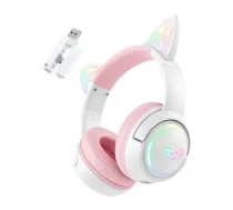 Onikuma GT838 spēļu austiņas | Over-ear | Bluetooth, 2,4 GHz, USB-C | GT838 Pink