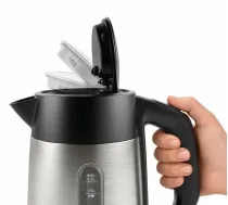 Bosch | Kettle | DesignLine TWK4P440 | Electric | 2400 W | 1.7 L | Stainless steel | 360° rotational base | Black/Stainless Steel