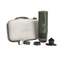 Outin Nano 7500mAh portable coffee maker set (Green) + protective case