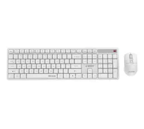 Gembird KBS-WMS-01-W tastatūras un peles komplekts | pilna izmēra | bezvadu 2,4 GHz | US