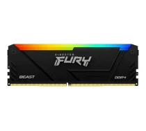 Kingston FURY Beast RGB operatīvā atmiņa | DDR4, 32 GB, 1600 MHz, RGB, melna | KF432C16BB2A/32