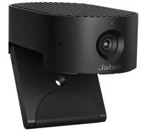 JABRA PanaCast 20, Premium AI-powered 4K Ultra HD video quality, AI-driven Intelligent Zoom, Intelligent Lighting Optimization, P-n-P, Powerful on-board AI processor, Integrated privacy cover, Clips to any monitor, with protective case, Plug&Play