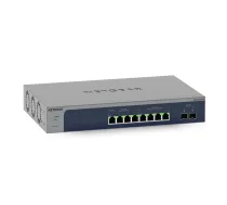 NETGEAR MS510TXM tīkla slēdzis, pārvaldāms, L2/L3/L4, 10G Ethernet (100/1000/10000), pelēks, zils