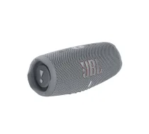 JBL Charge 5 Grey — Pārnēsājams ūdensnecaurlaidīgs skaļrunis ar 30 W jaudu un 20 h bateriju