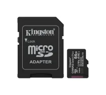 Kingston Canvas Select Plus 64GB microSDXC A1 klase 100MB/s + adapteris