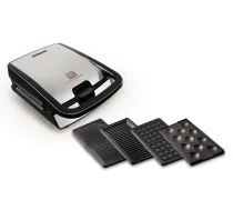 Tefal SW854D sviestmaižu prese 700 W melna, nerūsējošais tērauds