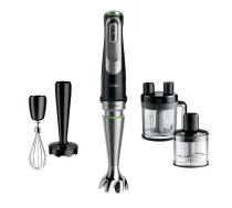 Braun MultiQuick 9 MQ 9195XLI 2 L rokas blenderis 1200 W Melns, Nerūsējošais tērauds