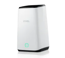 Zyxel FWA510 bezvadu maršrutētājs Multi-Gigabit Ethernet Tri-band (2.4 GHz / 5 GHz / 5 GHz) 5G Melns, Balts