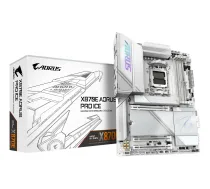 Mātesplate GIGABYTE X870E AORUS PRO ICE — AMD X870E, Socket AM5, ATX, DDR5, 4×DIMM, Wi‑Fi 7, 2.5Gb LAN