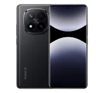 Viedtālrunis Xiaomi Redmi Note 14 Pro+ 5G — 6.67 collu AMOLED, 8 GB RAM, 256 GB, 200 MP, IP68, 5110 mAh, Melns