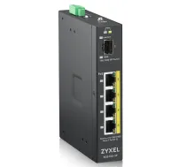 Zyxel RGS100-5P neuzraudzīts L2 Gigabit Ethernet PoE slēdzis, 5 porti, melns