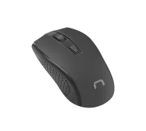 Bezvadu optiskДЃ pele NATEC Jay 2 RF вЂ” 2.4 GHz, 1600 DPI, abpusД“ja, 4 pogas, melna