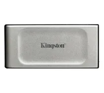 Kingston XS2000 portatīvais SSD, 4 TB, USB-C 3.2 Gen 2x2, 2000 MB/s, melns/sudrabs