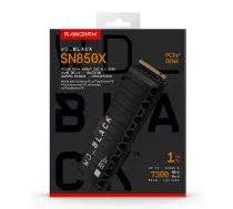 WESTERN DIGITAL SSD WD_BLACK SN850X 1TB PCIe Gen4 x4 M.2 2280 ar radiatoru