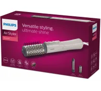 Philips 7000 sērijas BHA710/00 Gaisa veidotājs, karstā gaisa suka, silts, sudrabs, 1.8 m, 1000 W, AC