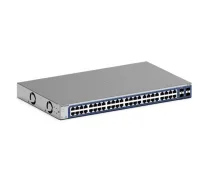 NETGEAR GS748Tv6 pārvaldāmais Gigabit Ethernet slēdzis (48 porti, L2/L3/L4, melns/pelēks)