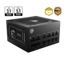 MSI MAG A850GL PCIE5 II barošanas bloks 850 W 20+4 pin ATX ATX Melns