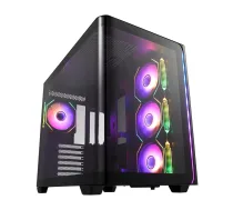 FSP M580-BA Midi Tower korpuss mITX, mATX, ATX Melns ARGB
