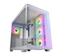 FSP M580-WA korpuss Midi Tower mITX, mATX balts ARGB