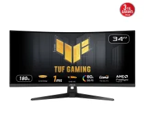 ASUS TUF Gaming VG34VQ3B monitors 86.4 cm (34 colli) 3440 x 1440 pikseļi UltraWide Quad HD LED melns