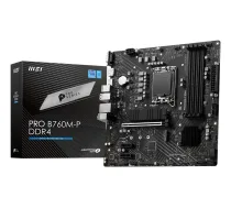 MSI PRO B760M-P DDR4 mātesplate Intel B760 LGA 1700 micro ATX