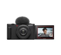 Sony ZV-1F kompaktkamera 1 collas Exmor RS CMOS 20,1 MP 5472 x 3648 pikseļi melna