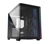 FSP M580-BP Plus Midi Tower korpuss mITX, mATX Melns ARGB