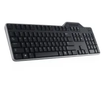 DELL KB813 tastatūra ar viedkaršu lasītāju, USB, QWERTY, US English, melna