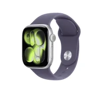 APPLE Watch Series 11 GPS 42mm sudraba alumīnija korpuss ar Purple Fog Sport S/M siksniņu