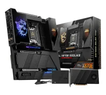 Mātesplate MSI MEG X870E GODLIKE — X870E chipset, AM5 ligzda, E-ATX, DDR5 atbalsts