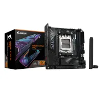 GIGABYTE B850I AORUS PRO mātesplate - AMD Ryzen 9000 sērijas CPU, 8+2+1 fāžu digitālais VRM, līdz 8400MHz DDR5 (OC), 1xPCIe 5.0 + 1xPCIe 4.0 M.2, 2.5GbE LAN, Wi-Fi 7, USB 3.2 Gen 2