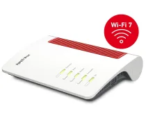 FRITZ!Box 5690 bezvadu maršrutētājs 2.5 Gigabit Ethernet divjoslu (2.4 GHz / 5 GHz) Sarkans, Balts