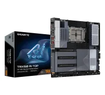 GIGABYTE TRX50 AI TOP-2B mātesplate - AMD Ryzen Threadripper PRO 7000, 16+8+4 fāžu digitālais VRM, līdz 5200 MHz DDR5, 4xPCIe 5.0 M.2, Wi-Fi 7, 10 GbE LAN, USB 4