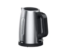 Braun PurShine WK102AI-WK1500BK elektriskā tējkanna 1.7 L 2200 W Melna, Nerūsējošais tērauds