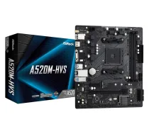 Mātesplate ASRock A520M-HVS AM4 AMD A520 2 x DDR4 USB 3.2 SATA 3 7.1ch HD Audio mATX