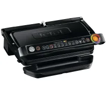 Kontaktgrils Tefal GC7228 — 800 cm² cepšanas virsma, regulējams termostats, melns nerūsējošais tērauds